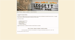 Desktop Screenshot of leggettfuneral.net